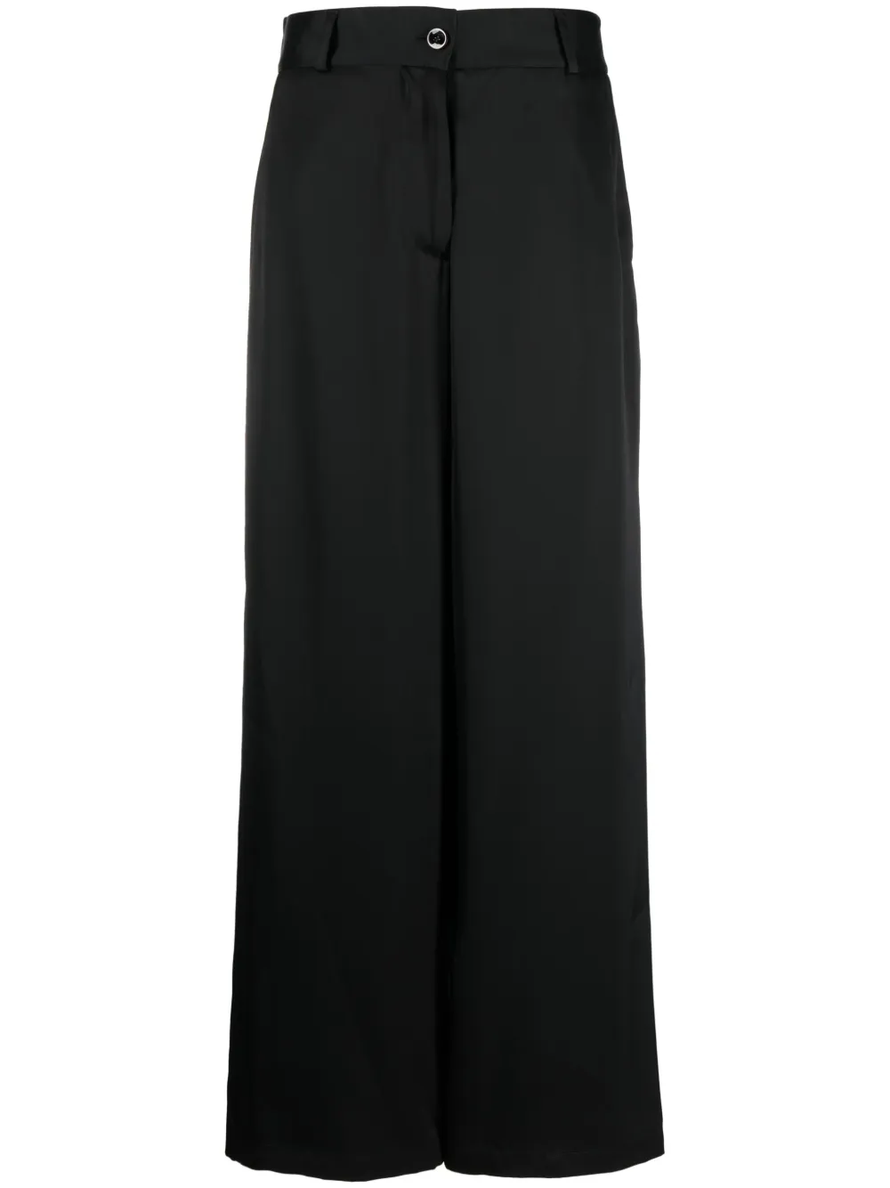 

Широкие брюки с завышенной талией JIL SANDER, черный