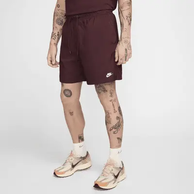 

Шорты Nike Club, цвет Burgundy Crush/White