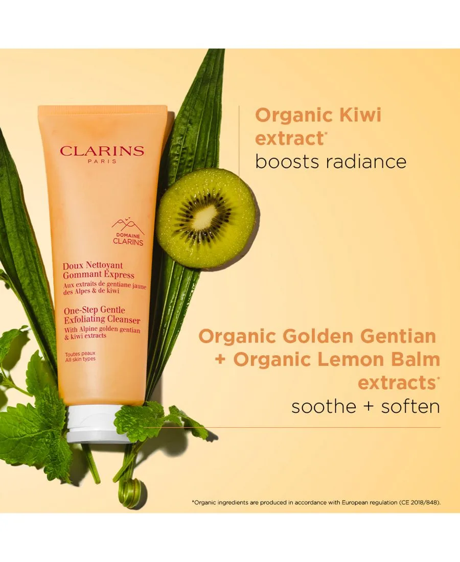 Лосьон Clarins — Одношаговое мягкое отшелушивающее очищающее средство, 100 мл — фото 4
