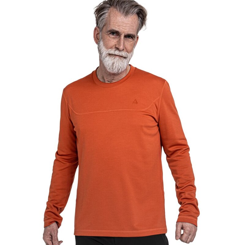 

Shirt circ longsleeve smue mns Schöffel, оранжевый