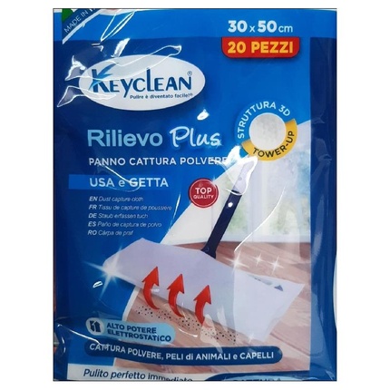 

BIB Panni Superfici Polvere 20 PZ 30x50 CM ‎Bib