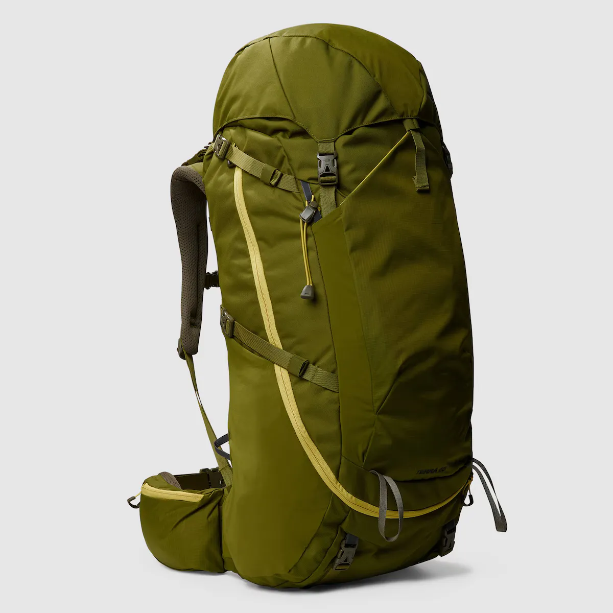 

Рюкзак для походов унисекс The North Face 65L Terra, зеленый