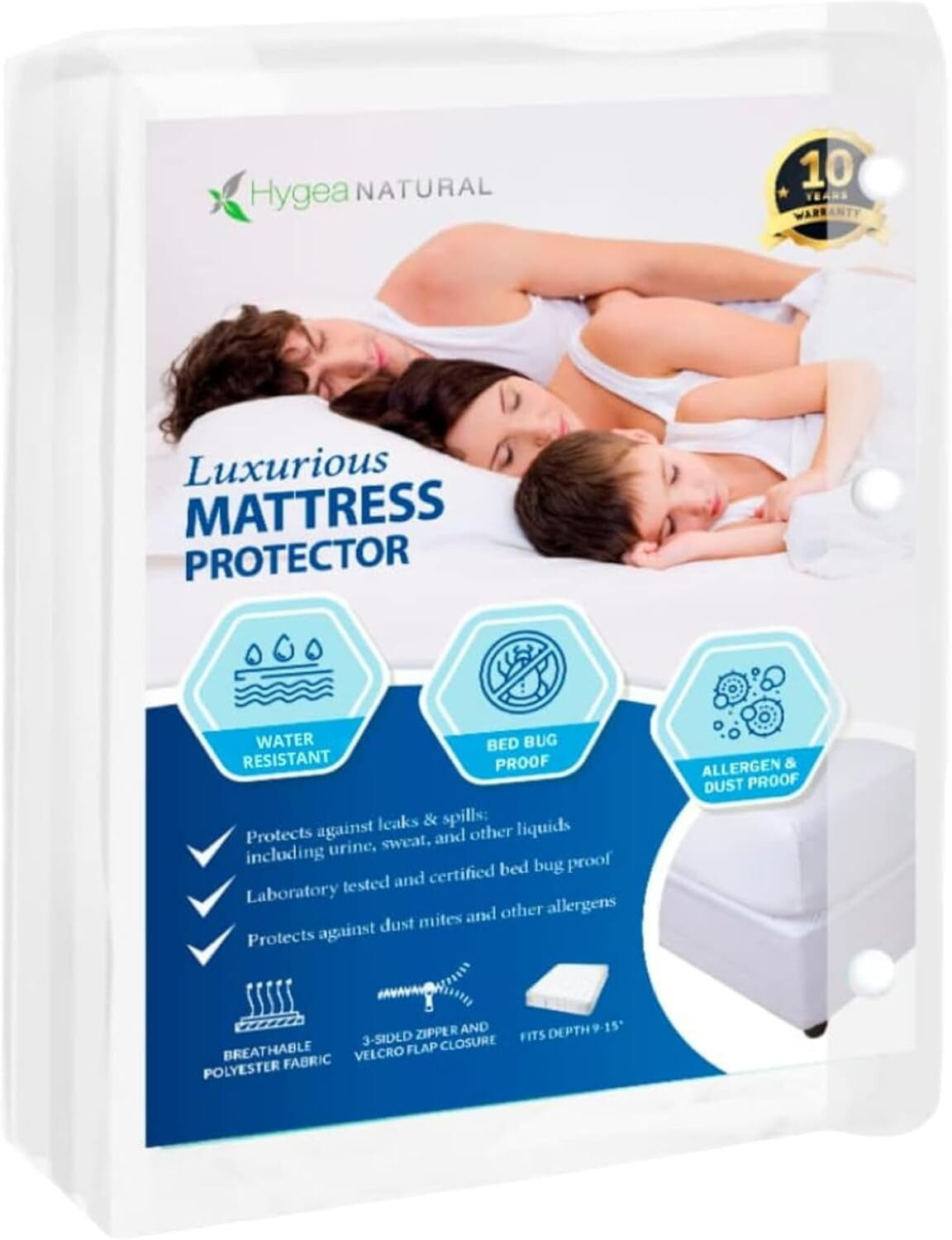 

Наматрасник Hygea Natural King, белый