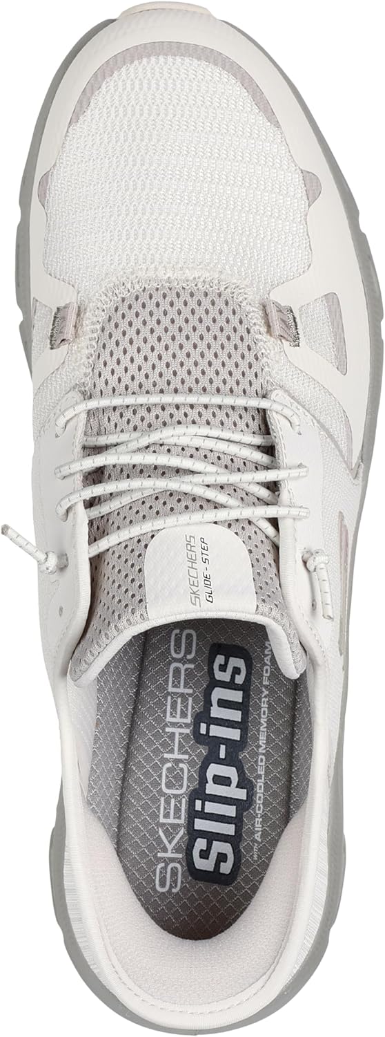 Мужские кроссовки Skechers Glide-Step Pro без шнурков, Natural — фото 3