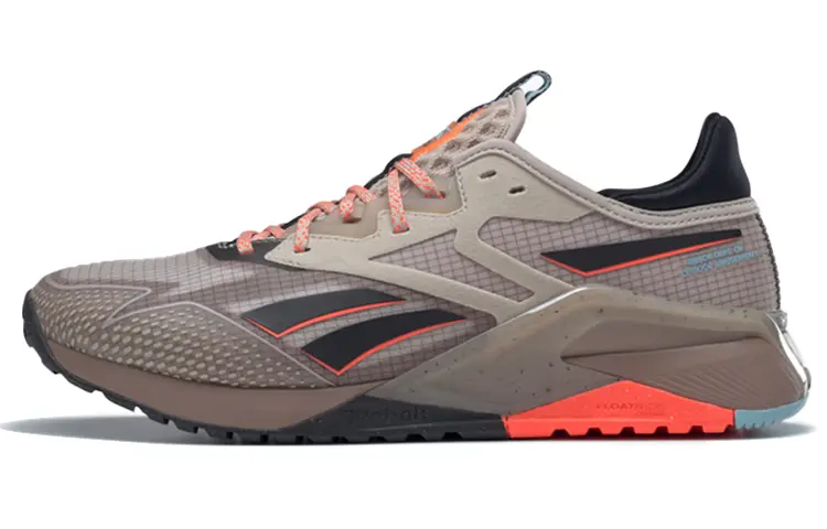 

Кроссовки Nano X2 для мужчин с низким верхом коричневого/оранжевого цвета Reebok, Оранжевый, Кроссовки Nano X2 для мужчин с низким верхом коричневого/оранжевого цвета Reebok