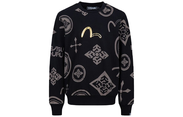 

Толстовка мужская черная Evisu, черный