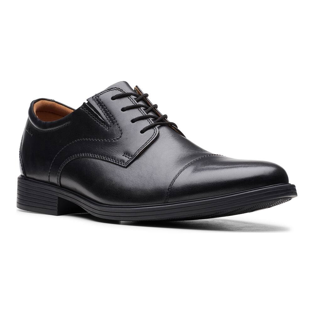 

Мужские кожаные модельные туфли Clarks Whiddon Cap, черный