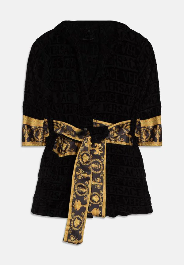 Банный халат, детский халат Versace, Nero
