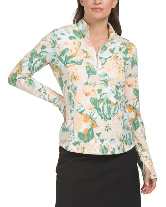 

Куртка для йоги с четвертью молнией Laura Ashley, цвет Floral