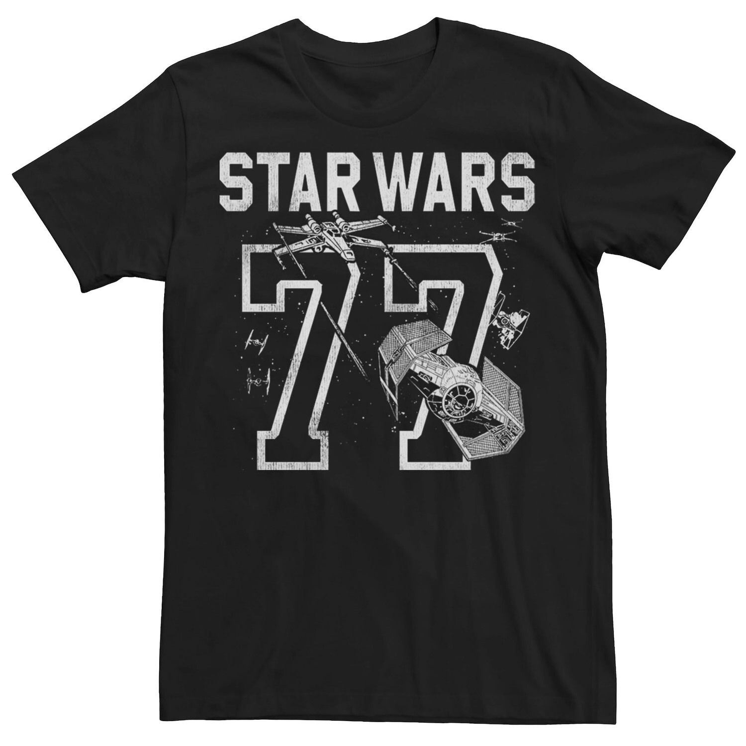 

Мужская университетская трикотажная футболка для собачьих боев '77 Star Wars