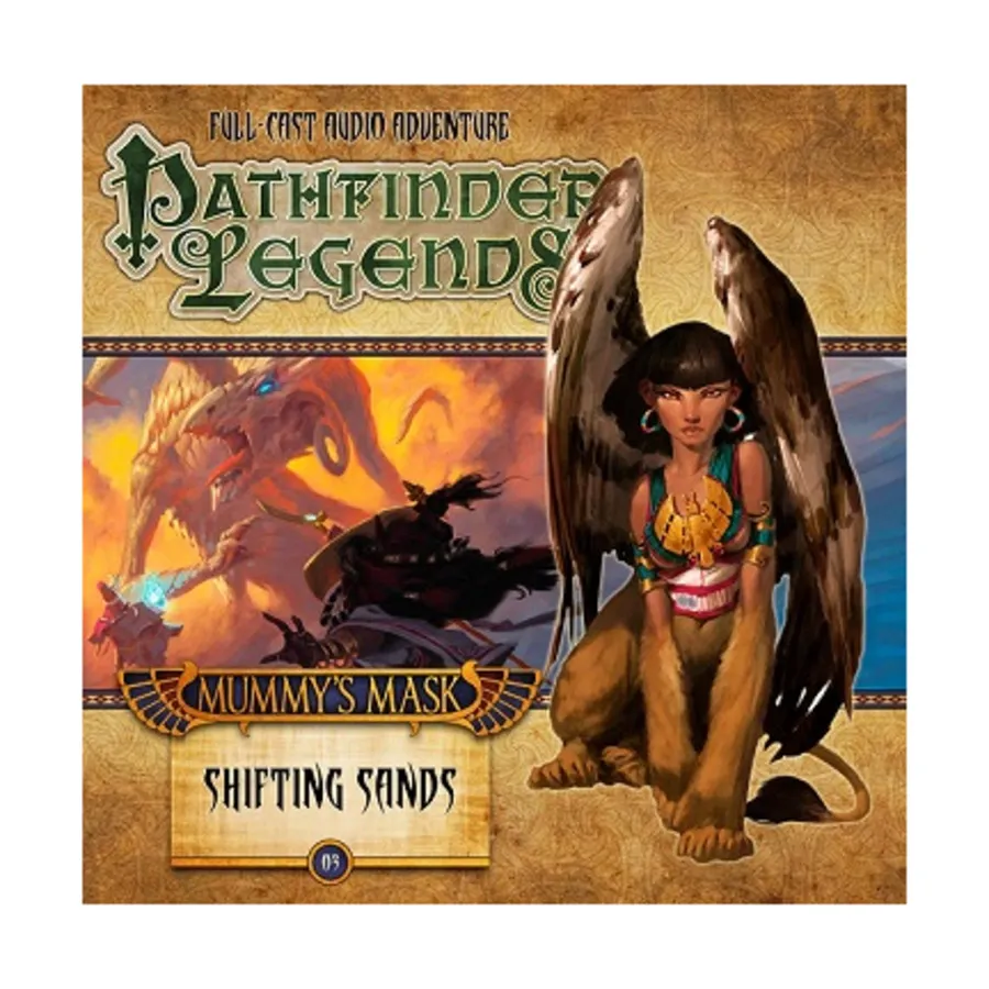 

Компакт-диск Mummy's Mask #3 - Shifting Sands (Audio Drama), Pathfinder Legends (1st Edition)