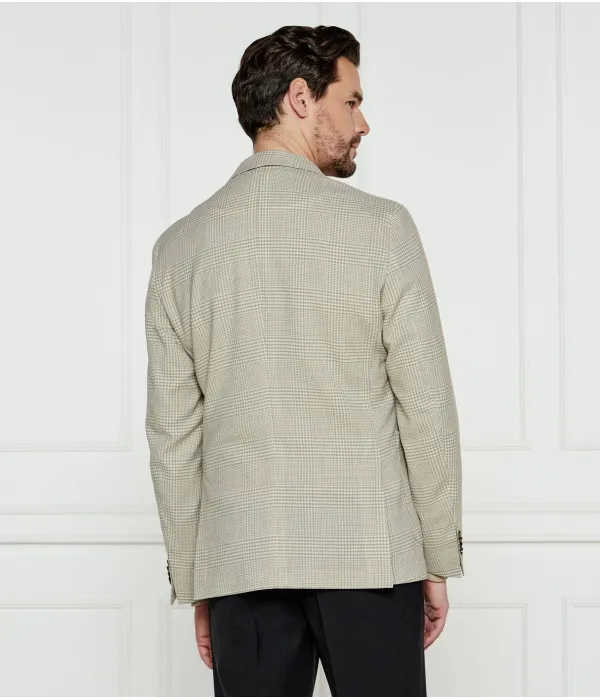 Элегантный шерстяной жакет c-hanry-233 Slim fit Boss, бежевый — фото 3