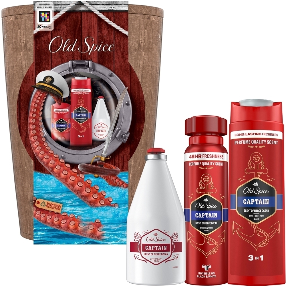 

Подарочный набор «Капитан Бочка» для мужчин Old Spice