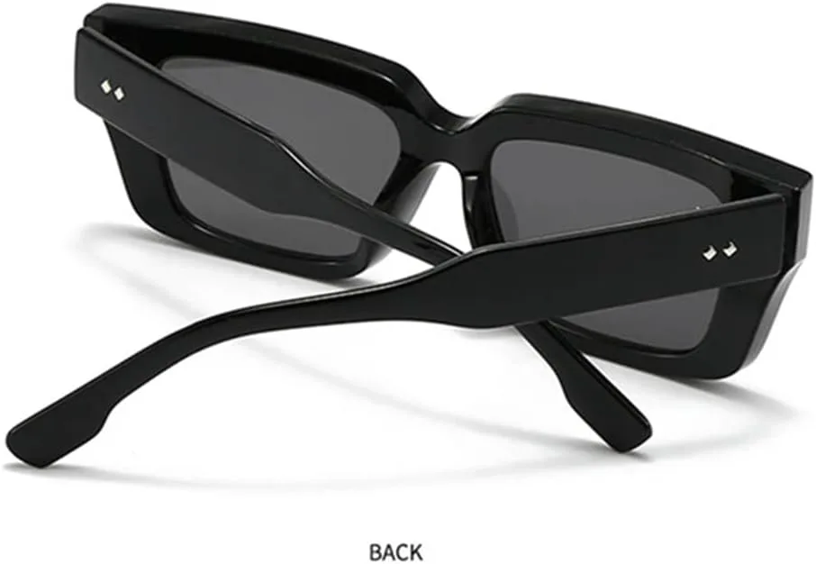 

Солнцезащитные очки в стиле ретро для женщин, градиентные солнцезащитные очки с защитой от УФ-излучения UV400 для мужчин, солнцезащитные очки с заклепками HCPIHF, 11