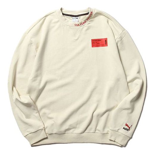 

Худи PUMA Culture Maker Crew Sweat Pullover Round Neck Creamy White 597910-68, кремовый