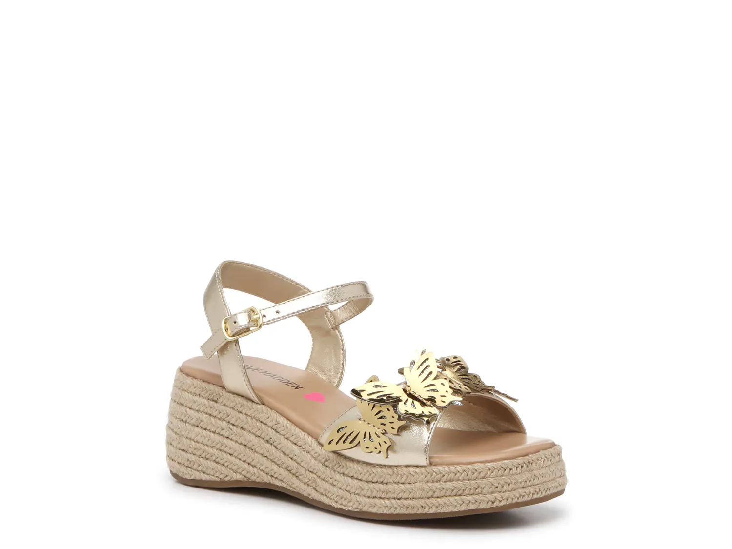 

Сандалии Swiftt Wedge Sandal Steve Madden, золотой/металлик