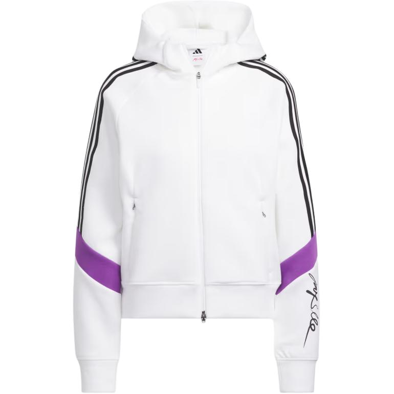 Бесплатная доставка с AdiClub X Jay3lle Knit Hoodie Adidas, белый — фото 2