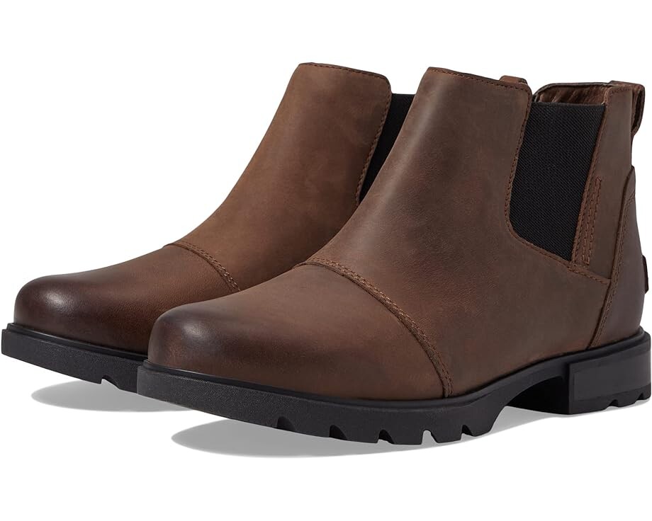 

Ботинки SOREL Emelie III Chelsea Waterproof, цвет Tobacco/Black