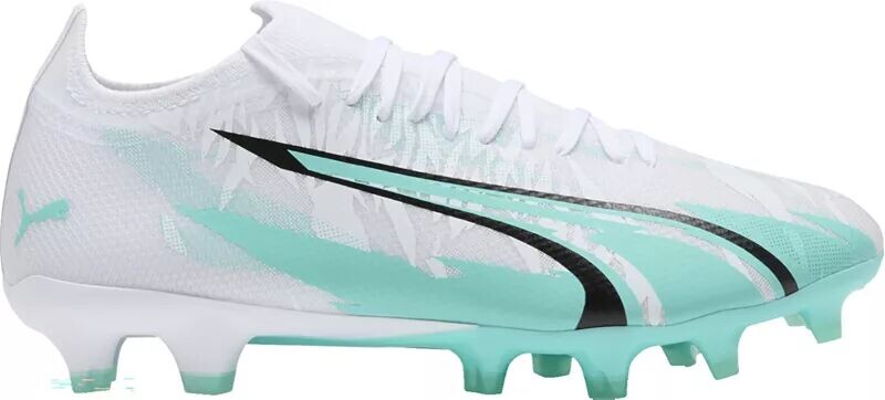 

Женские футбольные бутсы Puma Ultra Match Rush FG/AG, белый/синий