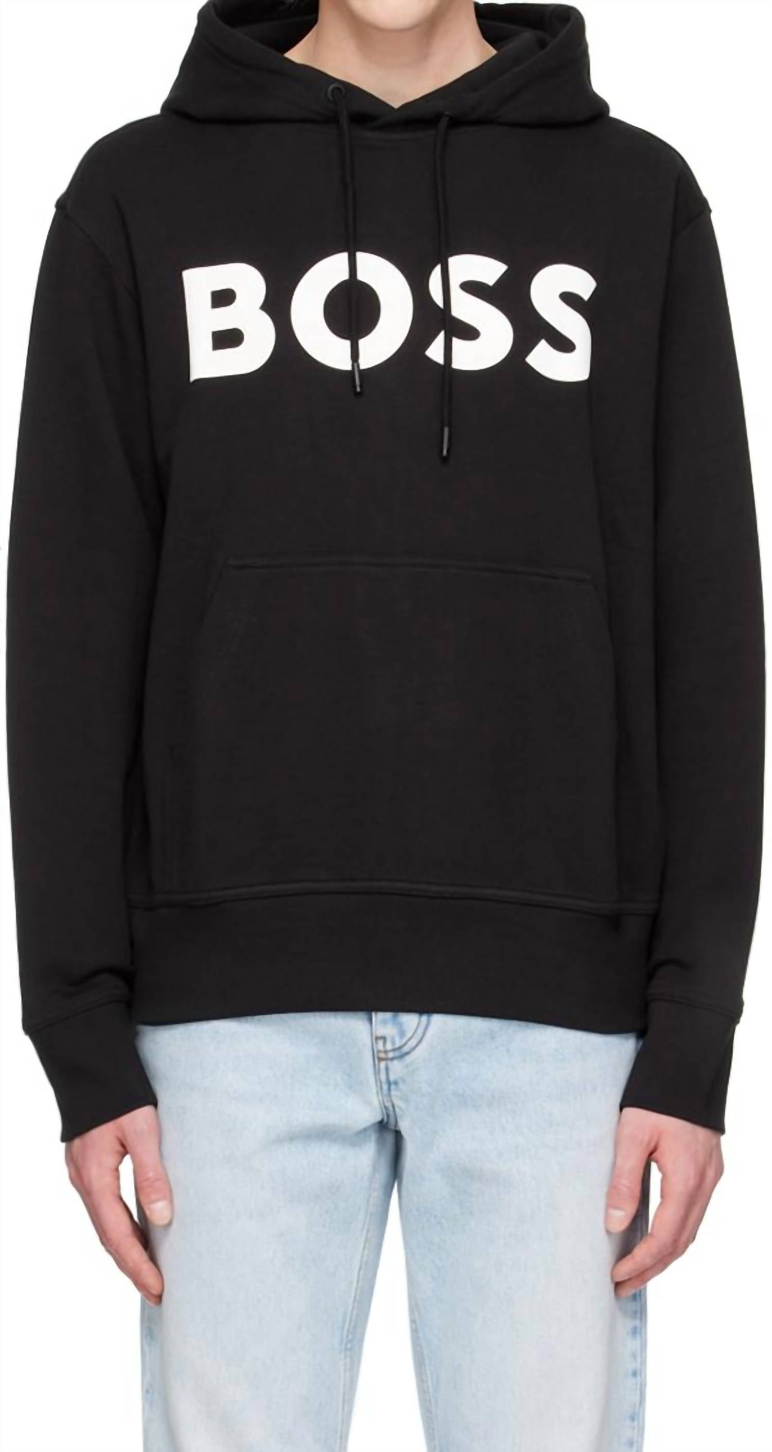 

Толстовка с капюшоном Sullivan черного цвета Hugo Boss