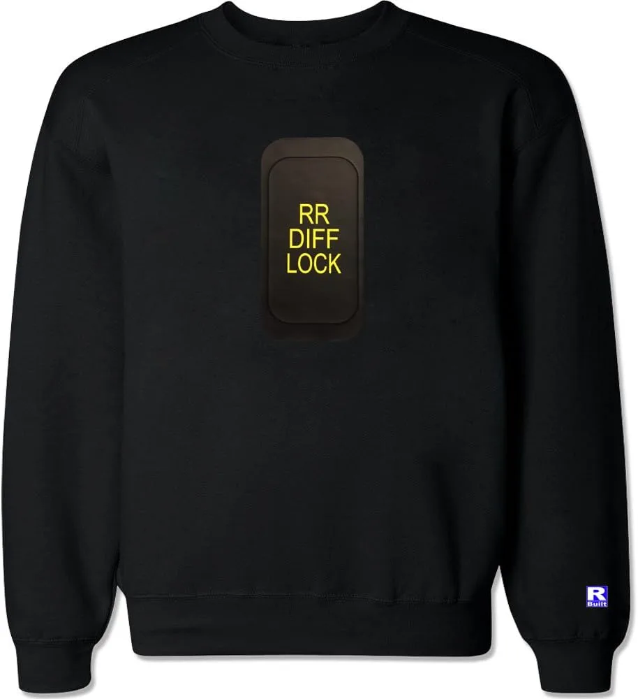 

FTD Apparel R Built мужской свитер с круглым вырезом Tacoma Rear Differential Lock Button