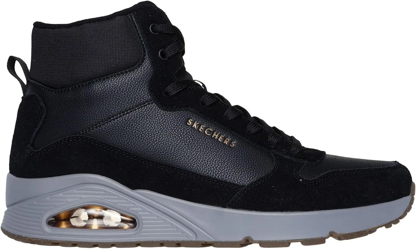 Ботинки Skechers UNO Stacre Mid Schwarz BLK, Black Blk