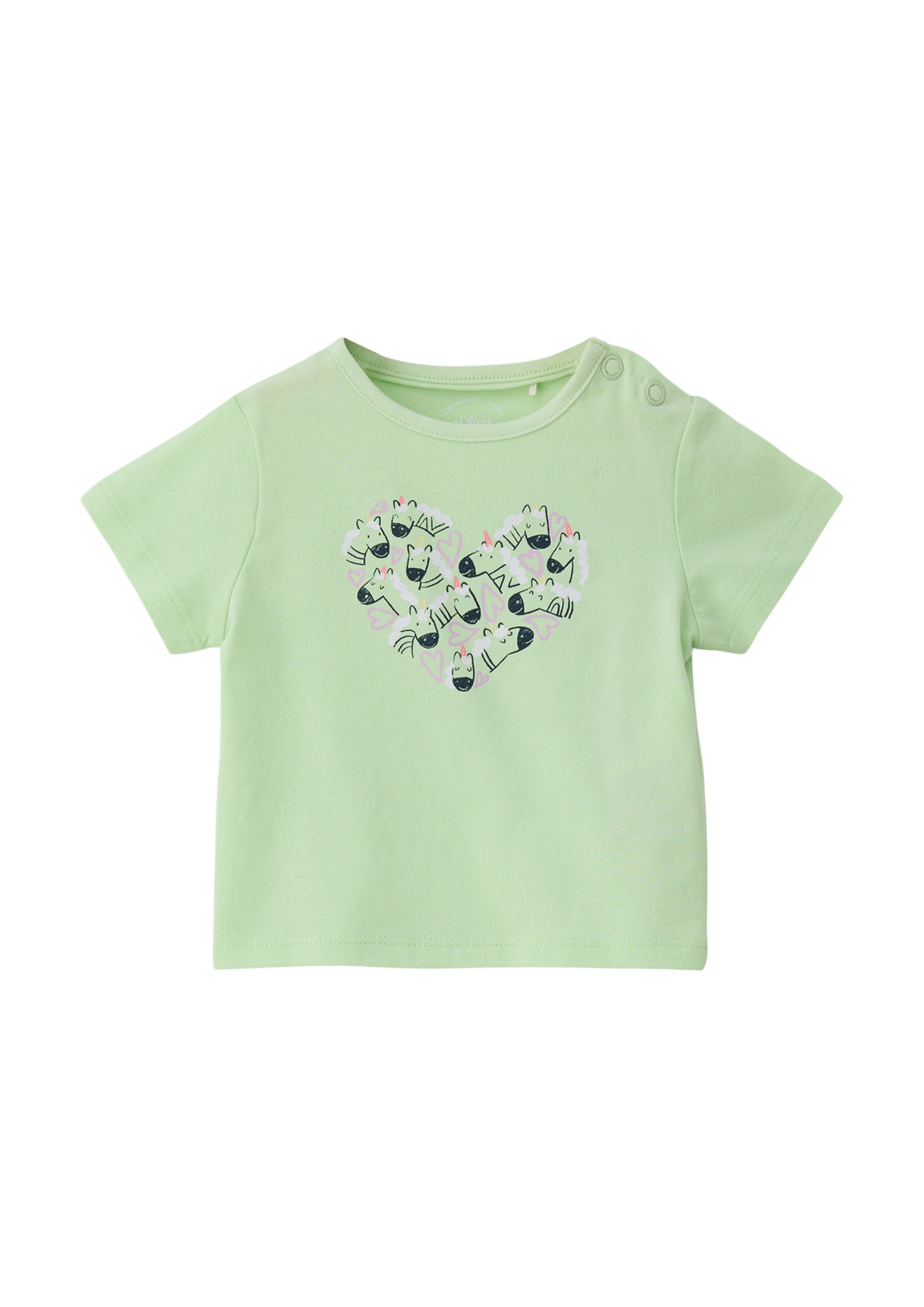 

s.Oliver Футболка в светло-зеленом цвете