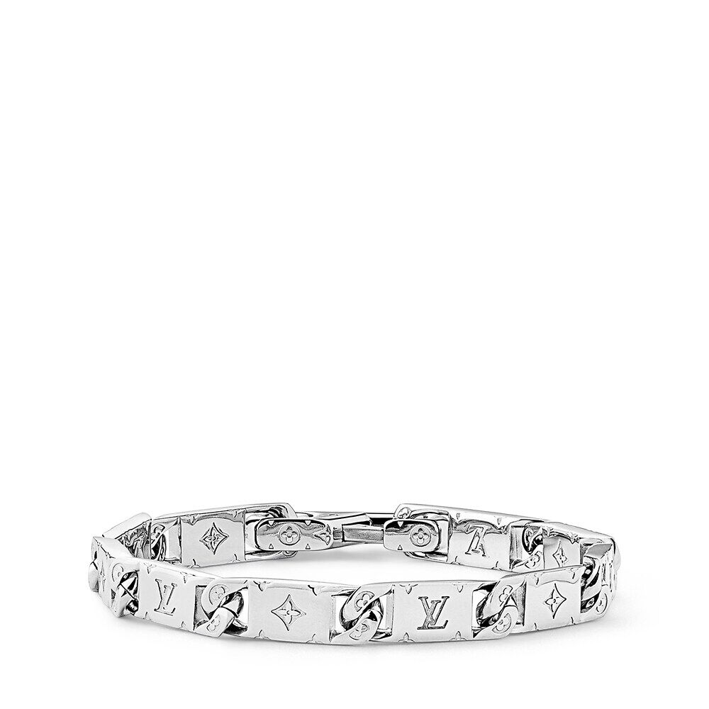 

Браслет с монограммой Louis Vuitton, серебряный