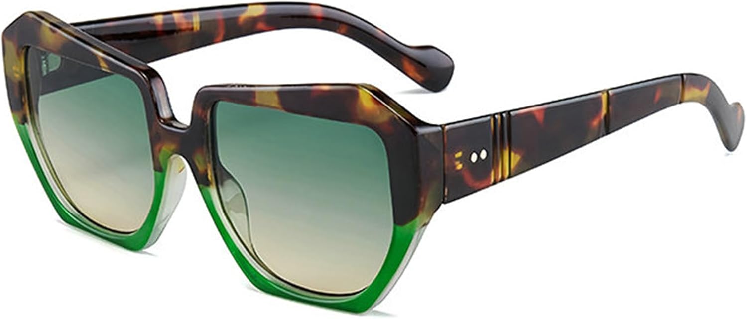 

Солнцезащитные очки Helena Oversized Square Irregular Sunglasses 2025 в винтажном стиле для активного отдыха, модные дизайнерские очки с защитой от УФ-излучения UV400 для женщин, черные, C5