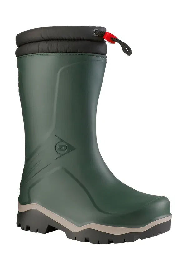 Сапоги Dunlop mk0kl45 kids blizzard /grau/schwarz wellies, зеленый — фото 3
