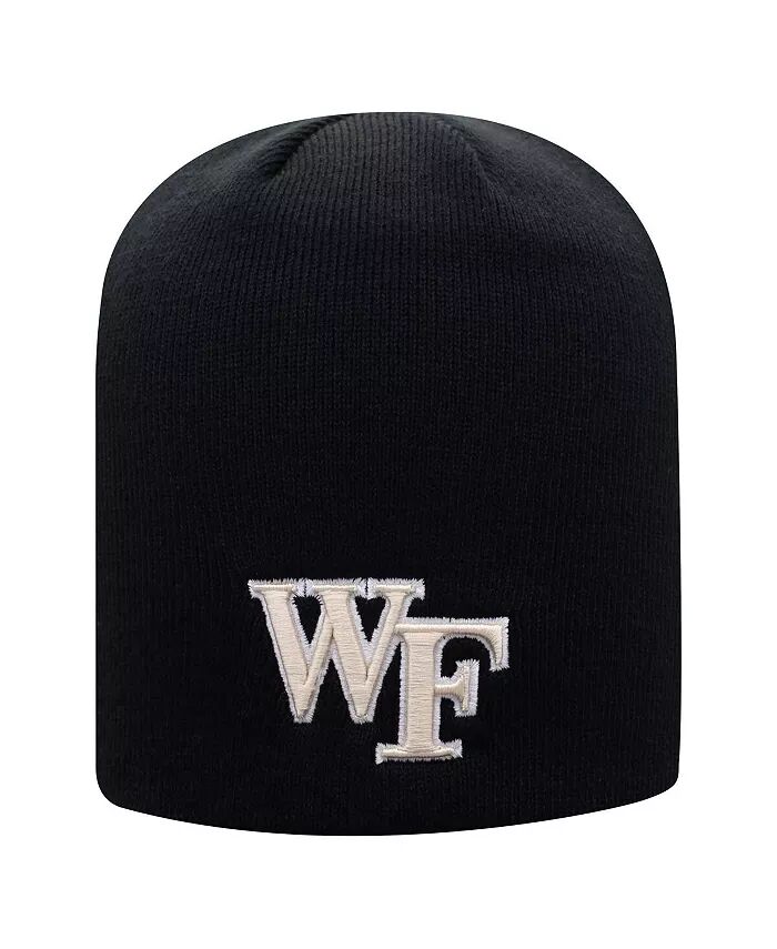 

Мужская черная вязаная шапка Wake Forest Demon Deacons Core Top Of The World, черный