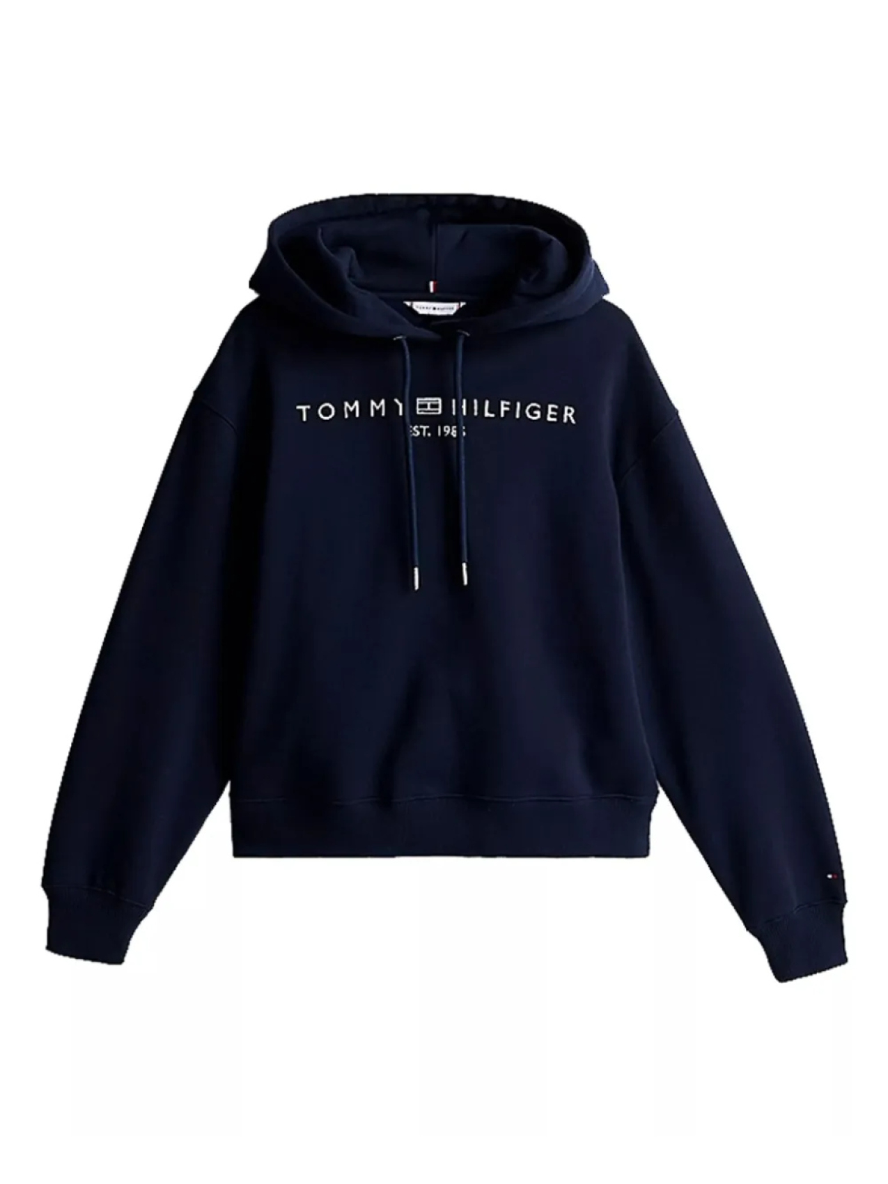 

Худи с вышитым логотипом Tommy Hilfiger, синий