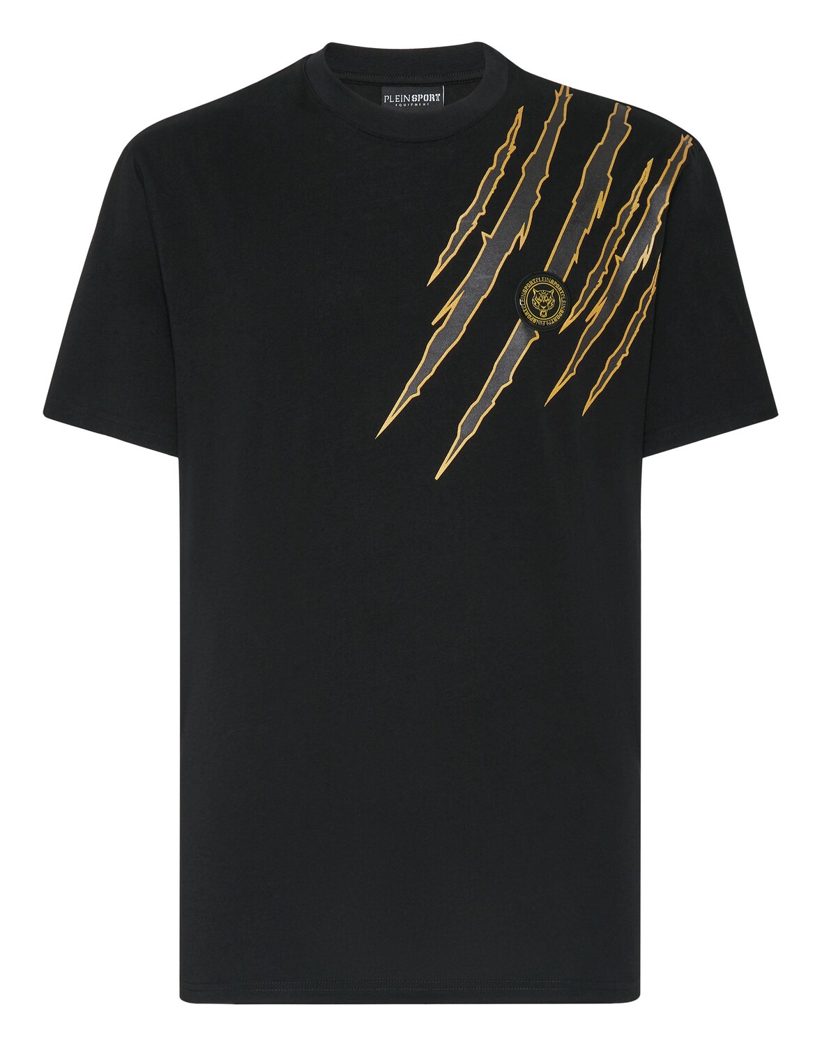 

Футболка с круглым вырезом SS Scratch Plein Sport, цвет Black / Black