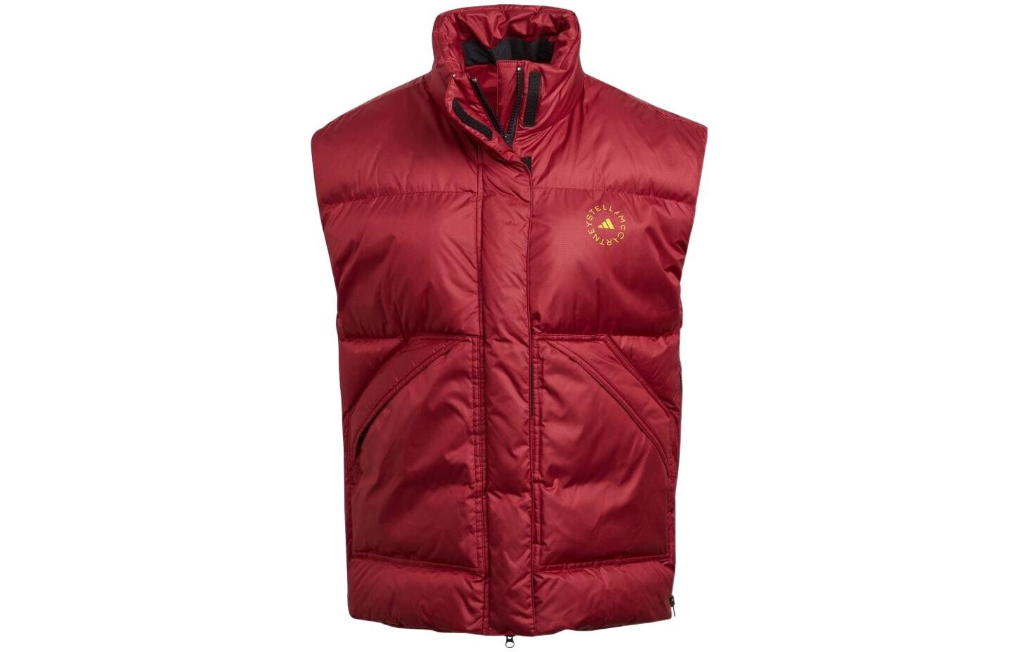 

Стеганый зимний жилет от Stella McCartney «Collegiate Burgundy» Adidas