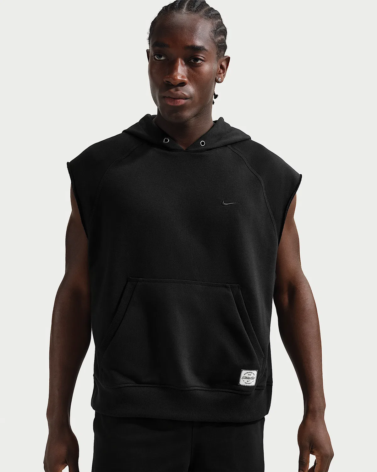 Мужская тренировочная безрукавка Dri-FIT Fleece Nike N.A.C., Black/Black