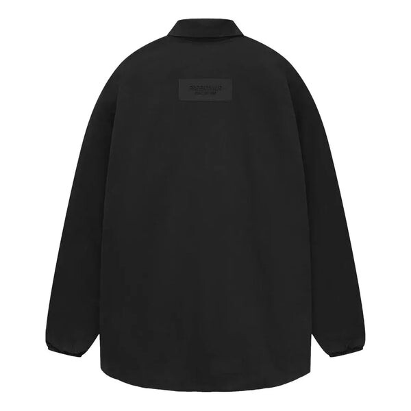 Куртка ss24 denim filled shirt jacket 'overdye black denim' Fear Of God Essentials, черный — фото 2