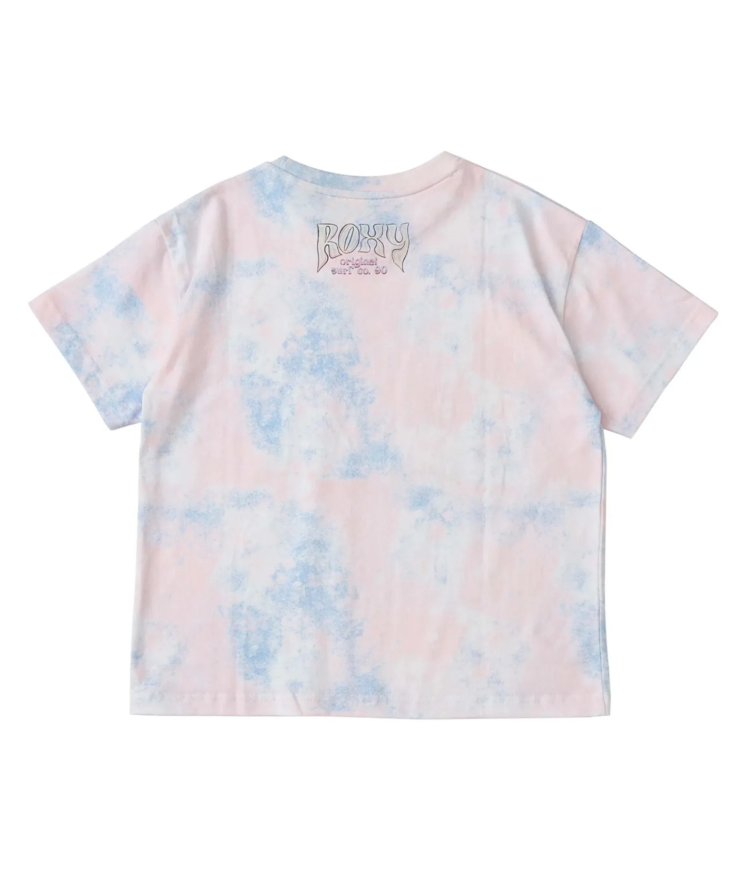 Детская футболка oversize с графикой Roxy MINI SURFING HORIZON желтая — фото 4