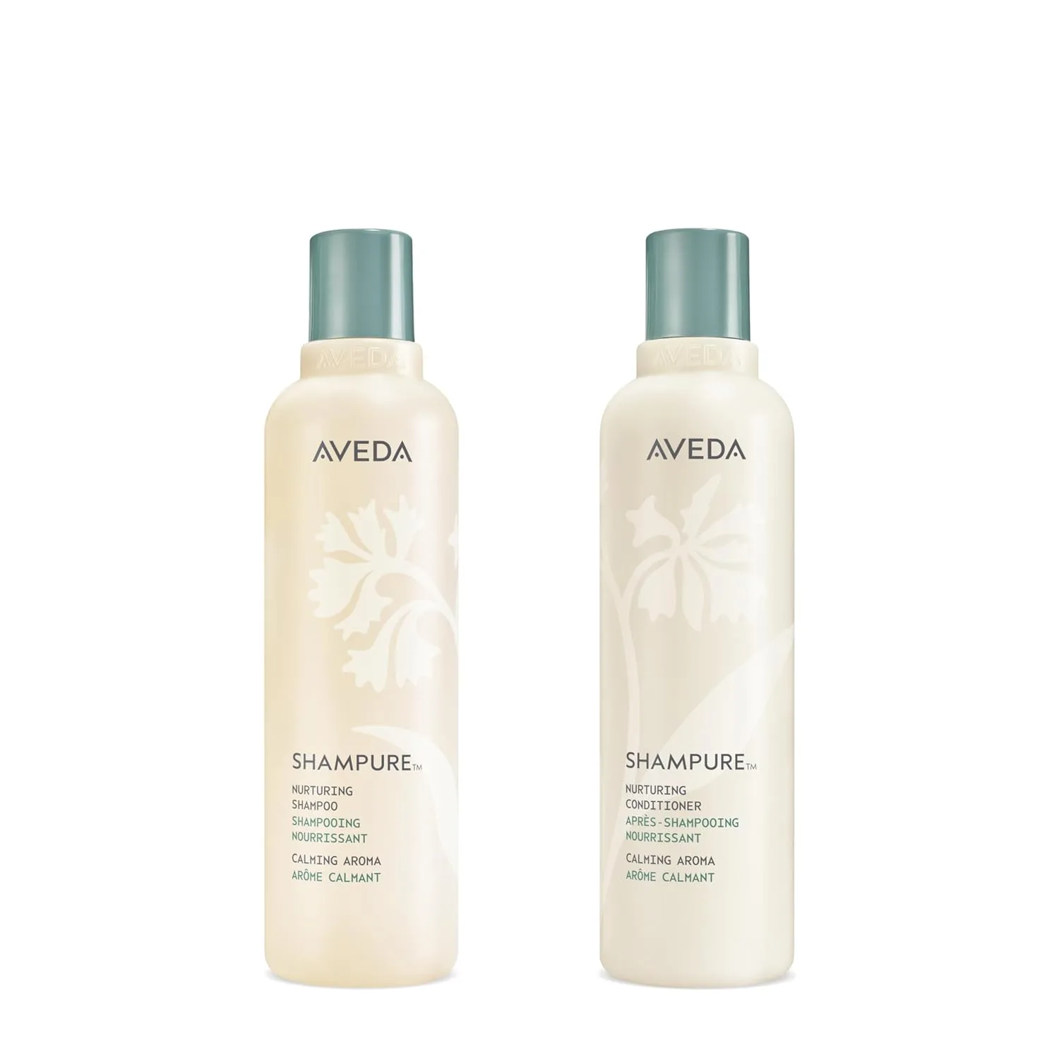 Шампунь Aveda Shampure Nurturing для тонких и средних волос | Мягко очищает и питает волосы | С маслом абиссинской травы | Успокаивающий аромат лаванды и иланг-иланга | 96% натуральных ингредиентов*