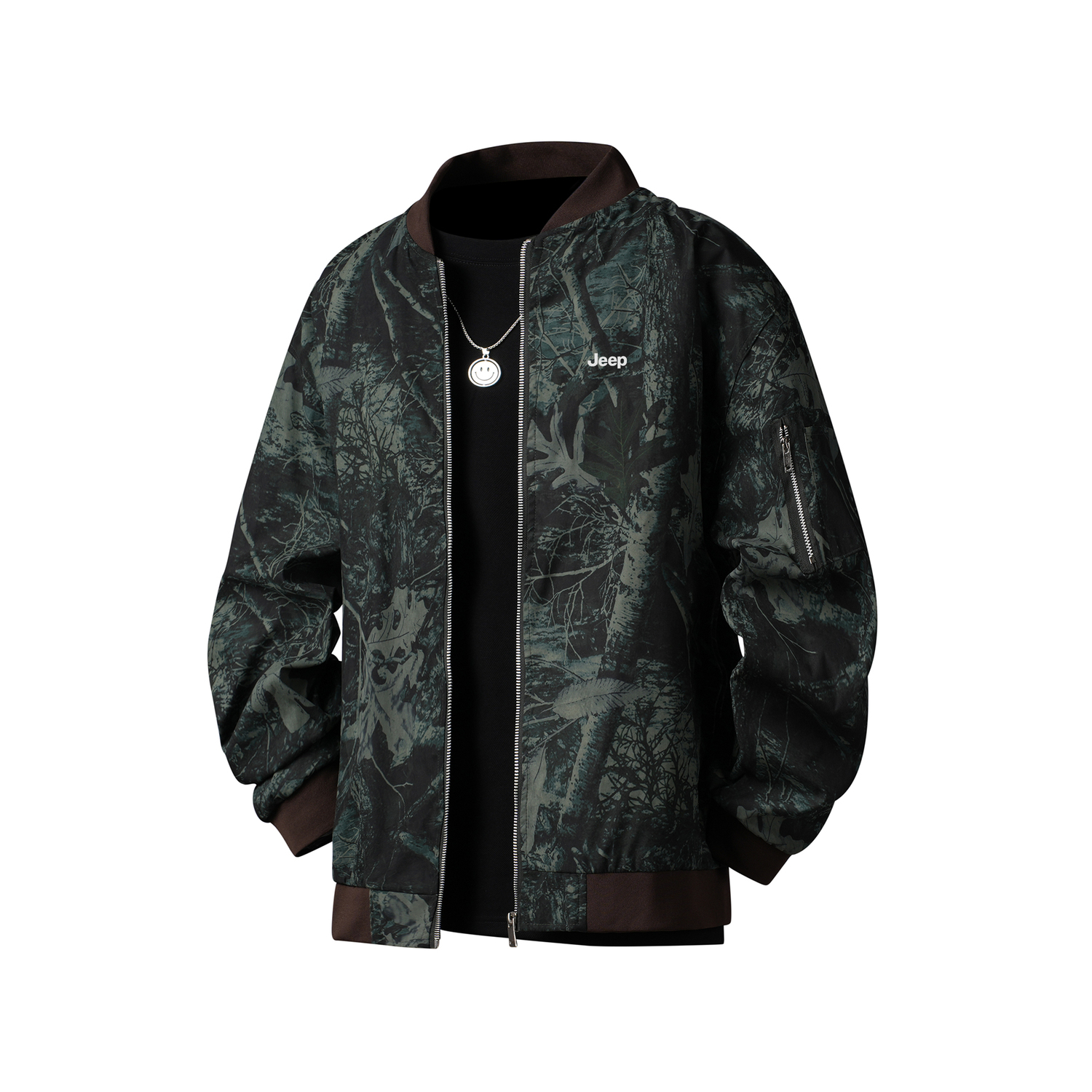 

Куртка Unisex Stand Collar Thin Jeep, army зеленый