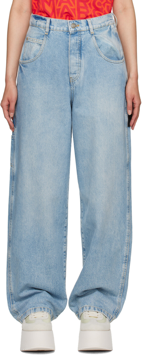 

Синие джинсы The Oversized Carpenter Jean Marc Jacobs