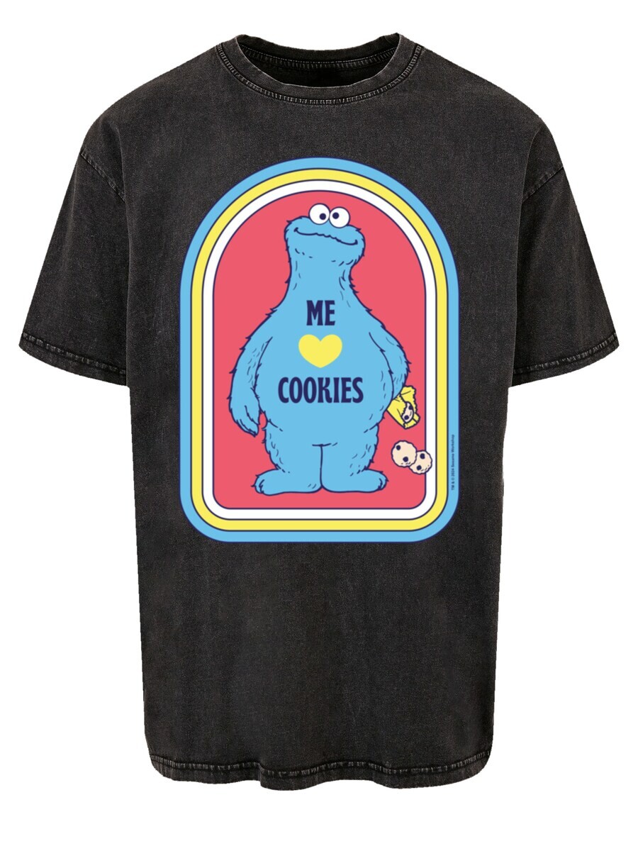 

Классическая футболка F4NT4STIC Shirt Sesame Street Cookie Monster Me, черный