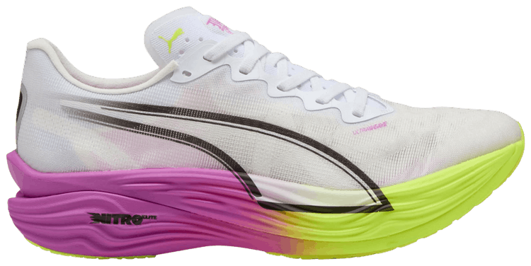 

Кроссовки Puma Deviate Nitro Elite 3 'Pure Magenta Yellow Alert', белый