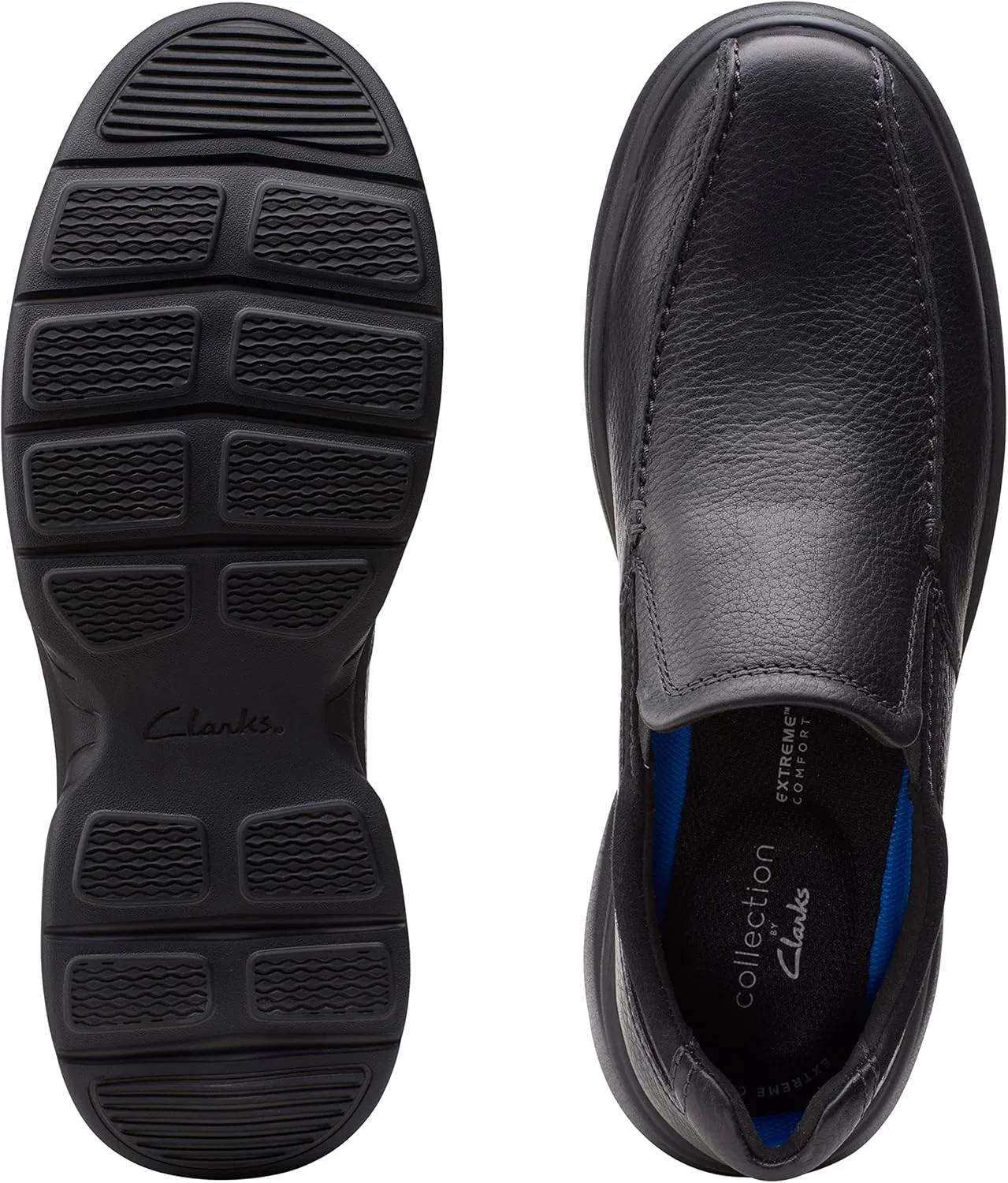 Мужские туфли Clarks Bradley Step, Blk Tumbled Lea — фото 4