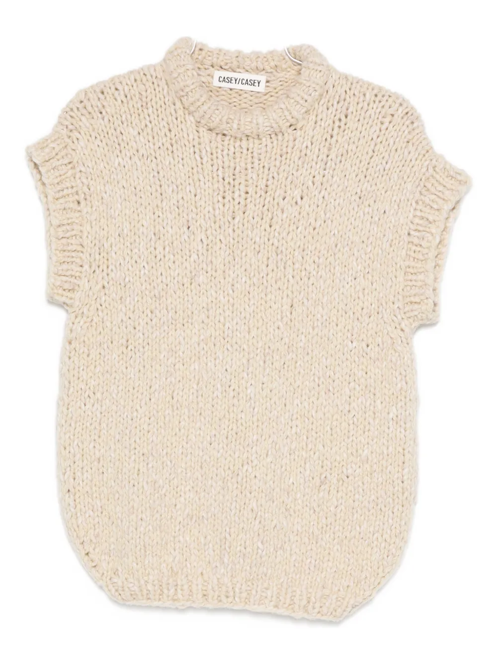 

Вязаный топ с круглым вырезом Casey Casey, нейтральный