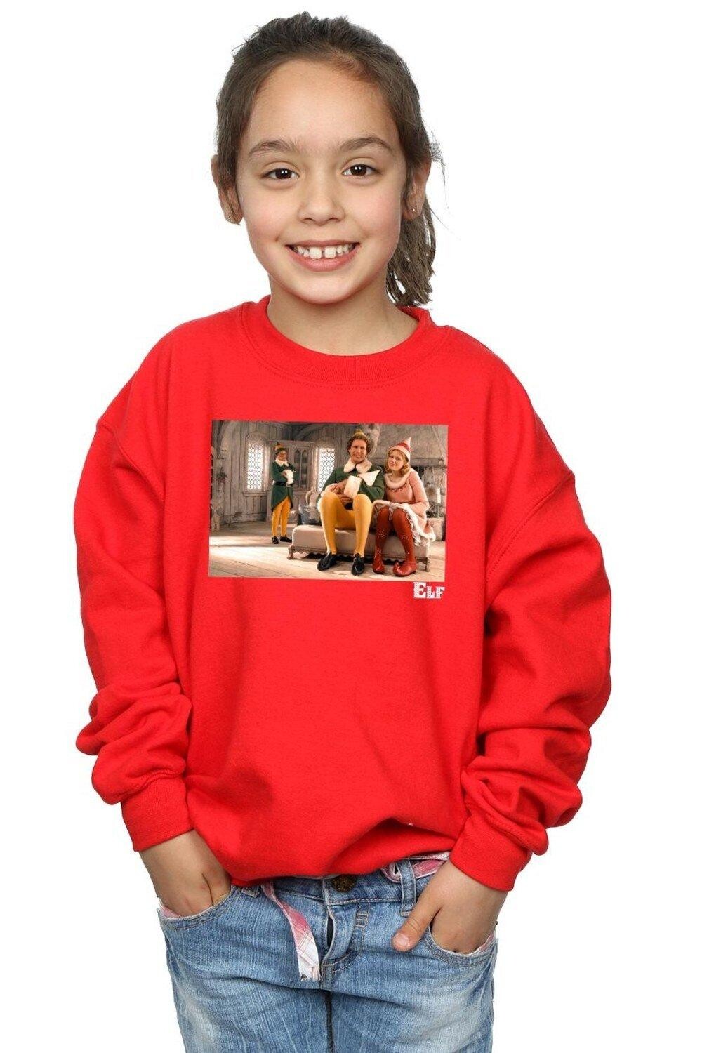 

Толстовка Family Shot Elf, красный
