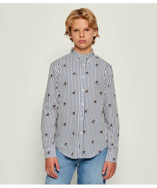 

Рубашка Regular fit Polo Ralph Lauren, синий