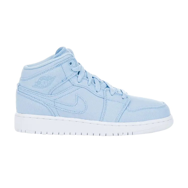 

Кроссовки Air Jordan 1 Mid BG 'Easter Blue', синий