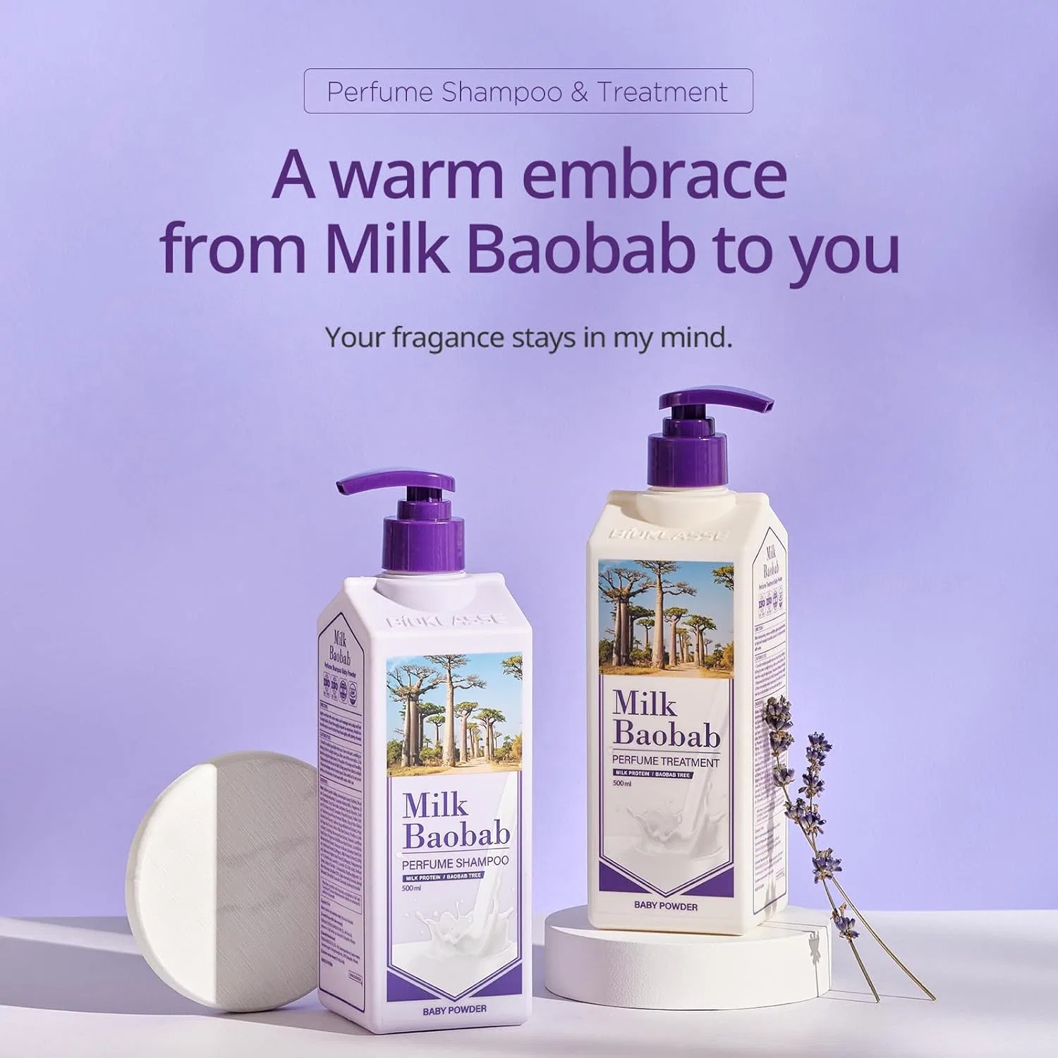 Парфюмированное масло для тела Milk Baobab Baby Powder 500 мл — фото 4