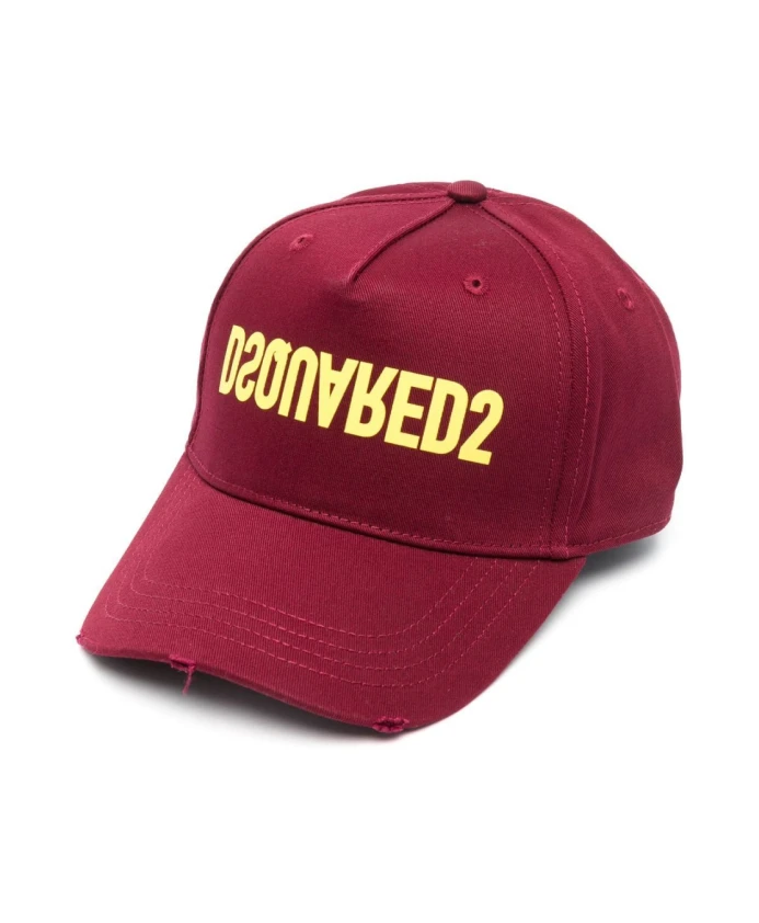 

Бейсболка с логотипом Bordeaux Dsquared2, красный