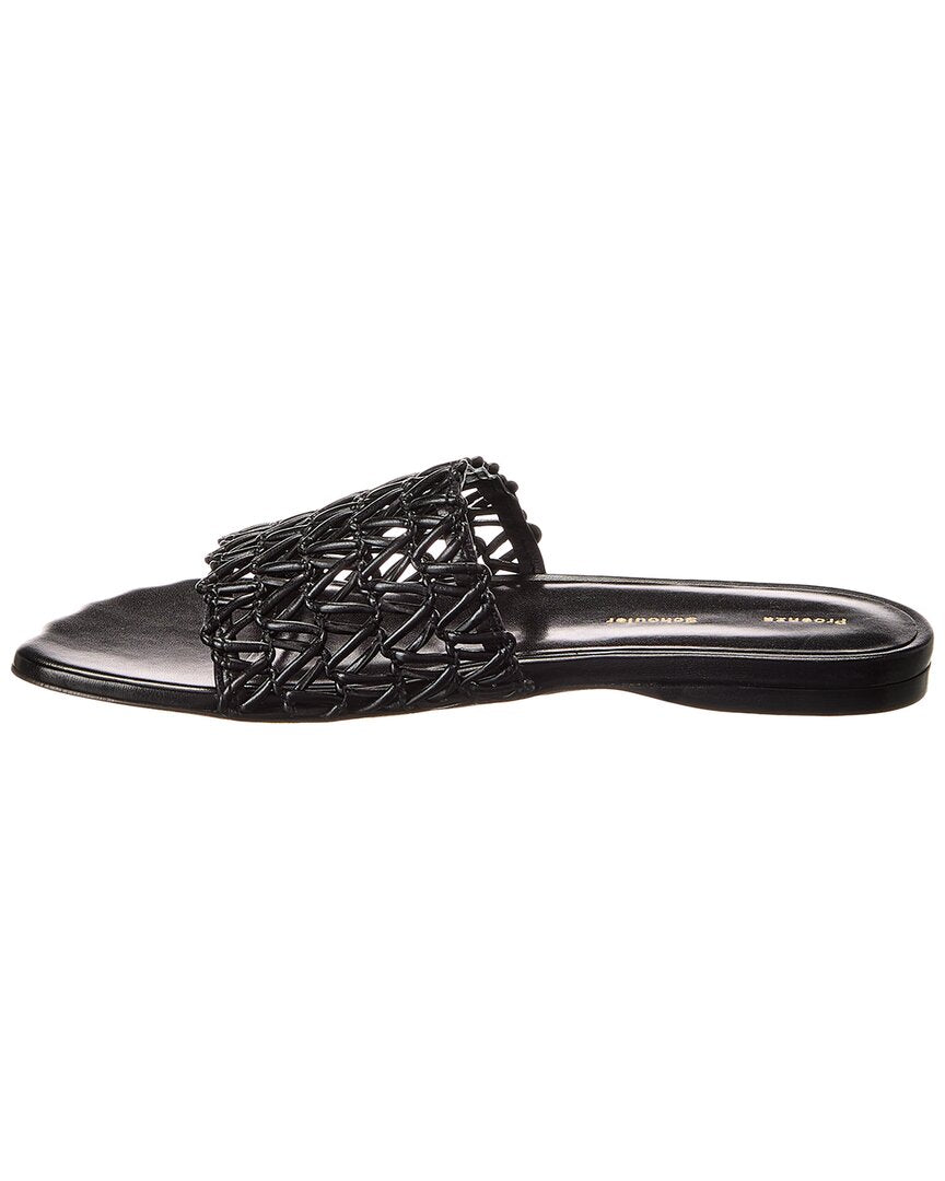 Proenza Schouler Leather Sandal, черный — фото 2